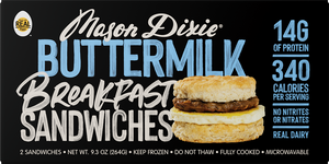 Mason Dixie Buttermilk Breakfast Sandwiches Box